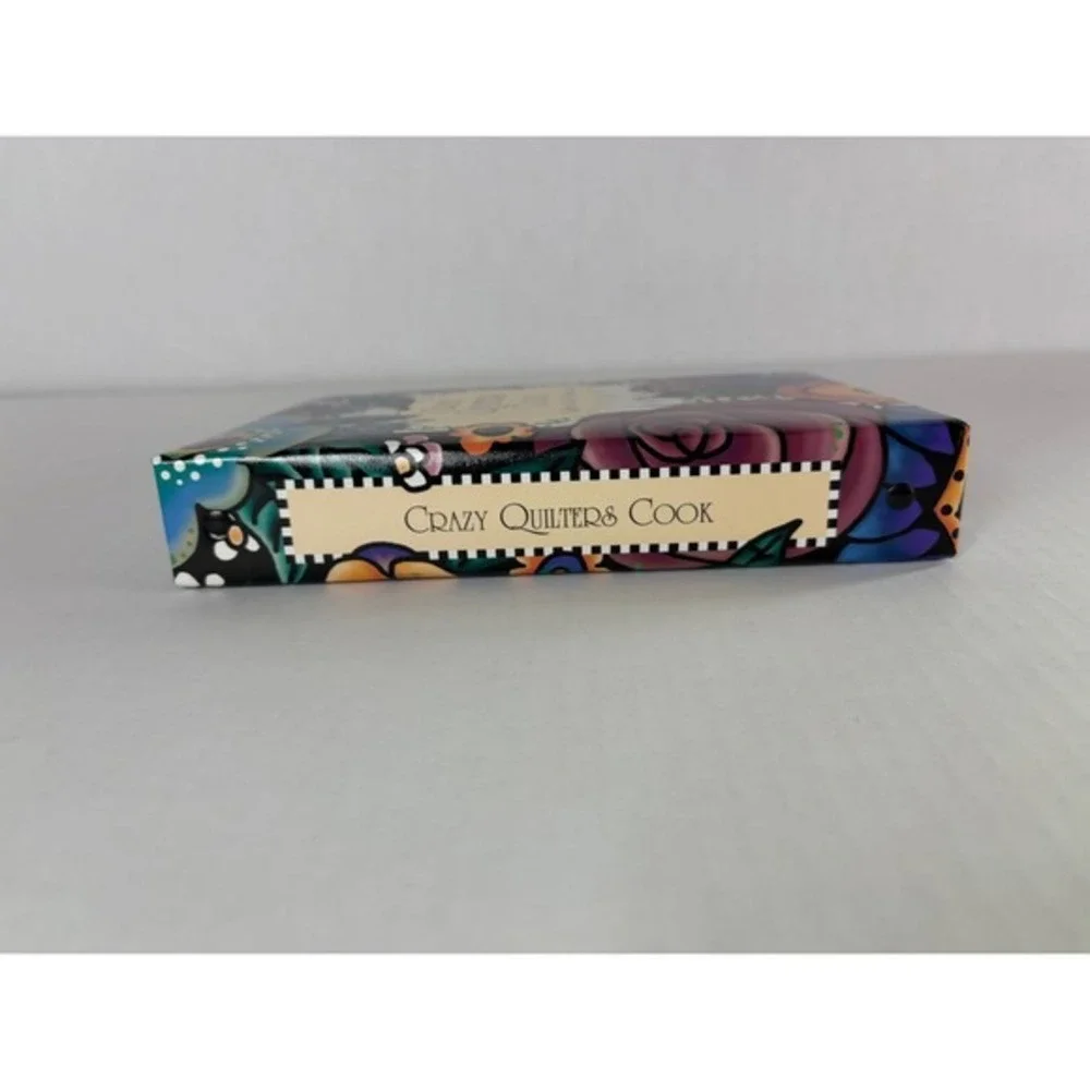 Crazy‎ Quilters Cook Cookbook Quilters Guild of East Texas Floral Binder 3- Ring